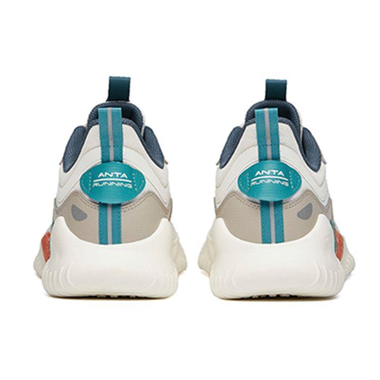 Anta Running Series Lightweight Durable Non-Slip Low-Top Running Shoes Men Sneakers White Blue Gray 912145556-2
