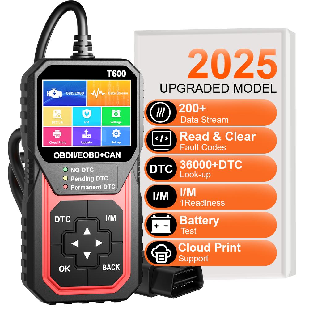 T600 Instrument de Diagnostic Auto Auto Scanner OBDII Cititor de Coduri BD2 Funcționează Pentru Toate Mașinile Șterge/Șterge Coduri YM109 YM119 Multilingv