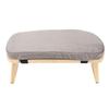 Wooden Meditation Bench Ergonomic Detachable Meditation Kneeling Stool Soft Cushion for   with Carry Bag
