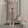 Sex Underwear One-piece Suspender Socks Lace Over Knee Stockings Pure Desire One-piece Suspender Stockings Women's Stockings
