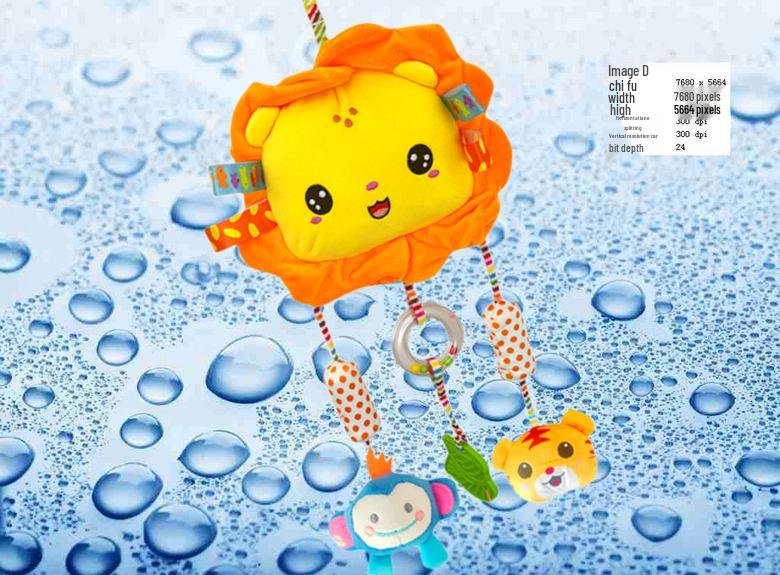 Beijiali Rainbow Stroller Pendant Wind Chime - Educational Newborn Baby Toy (0-1 Year)