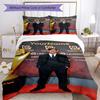 Messi 166 Customize your name Bedding Set Breathable Duvet Cover with Pillowcases Home Decoration Birthday Gift