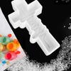 Faith Cross Pendant Resin Mold, Religious Silicone Mold for Making Freshie, Soap, Resin, Candles, Candy, DIY Cross Decoration
