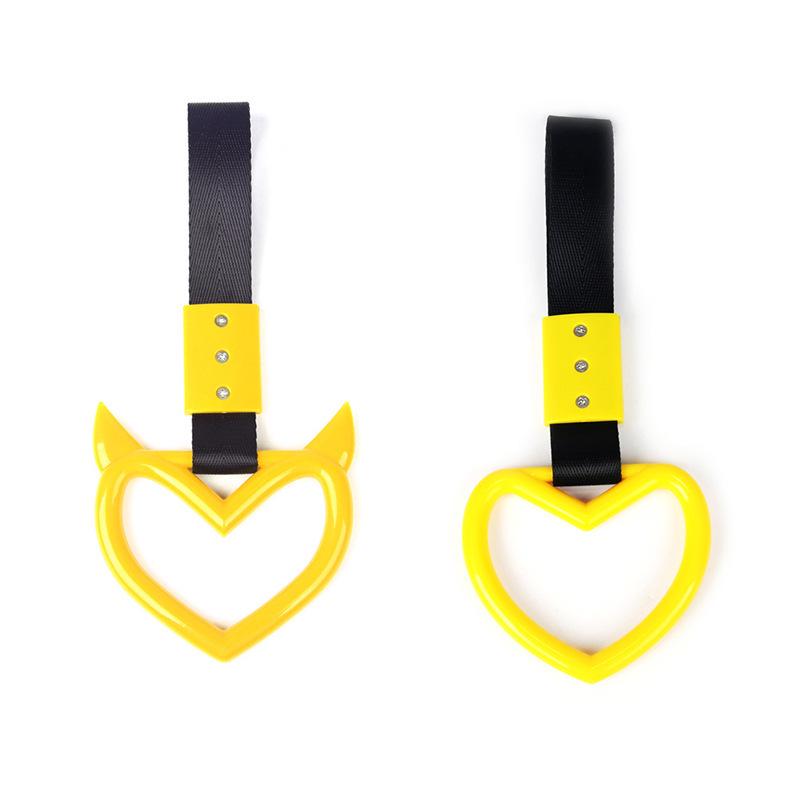Car Cow Horn JDM Handle Pull Ring - Interior/Exterior Modification Pendant