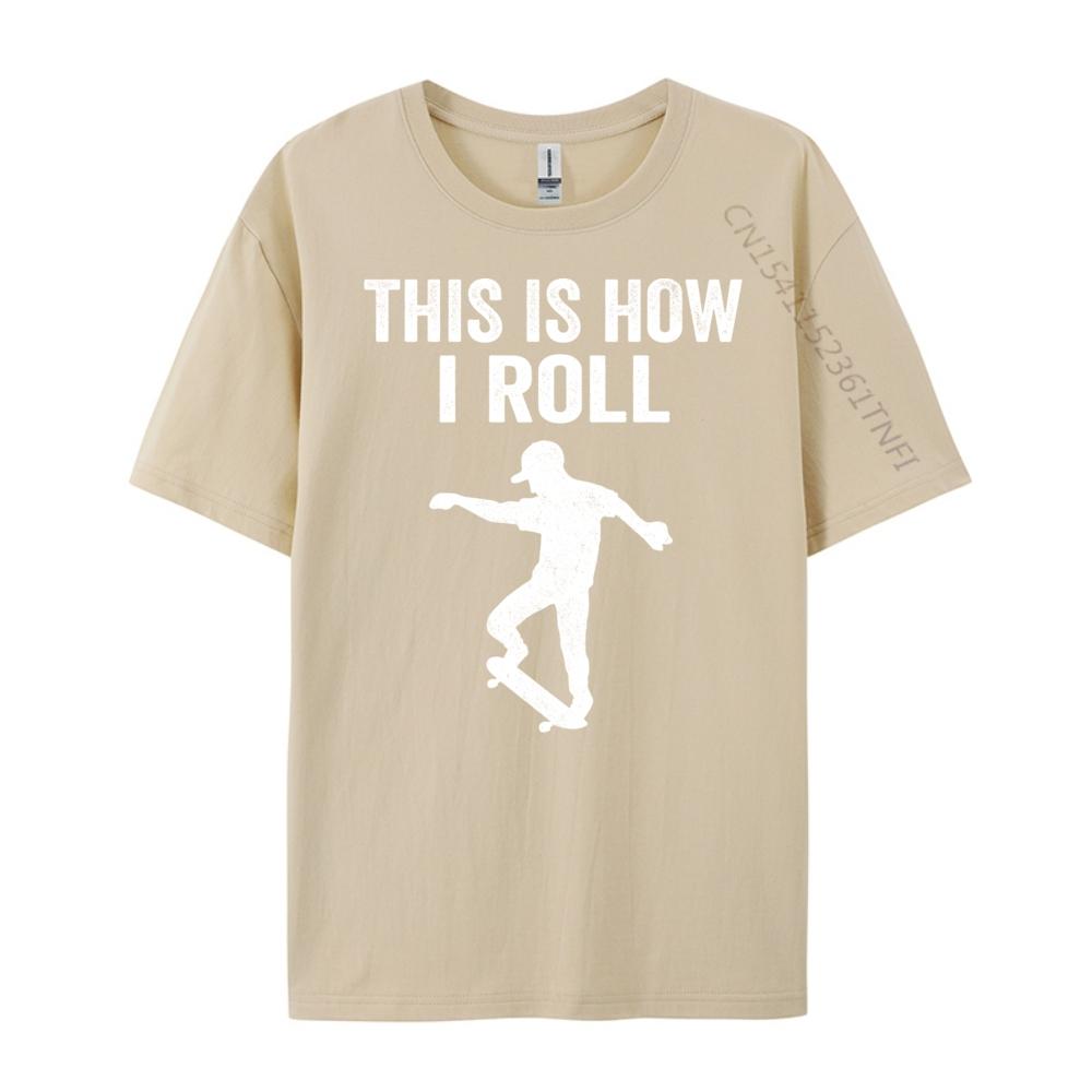 Skateboard Skateboarder Shirt For Men Funny T Shirts New Year Tshirt Character Graphic Cotton Short Sleeve