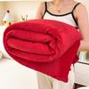 European & American Sized Exclusive Solid Color Flannel Office Blanket - Washable and Perfect for Dropshipping