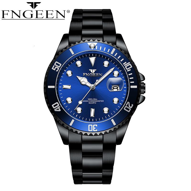 FNGEEN Top Brand Luxury Fashion Diver Watch Men 30M Waterproof Date Clock Sport Watches Men Quartz Wristwatch Relogio Masculino
