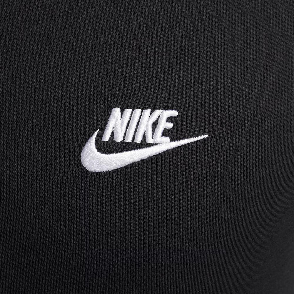 Nike חולצת ריצה שרוול ארוך גזרה רפויה עם לוגו רקום לגברים טופים שחור AR5194-010