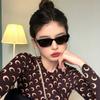 Sunglasses for Women Eyeglasses Fashion Eyewear with Retro Style Hip-hop Small Cat Eye