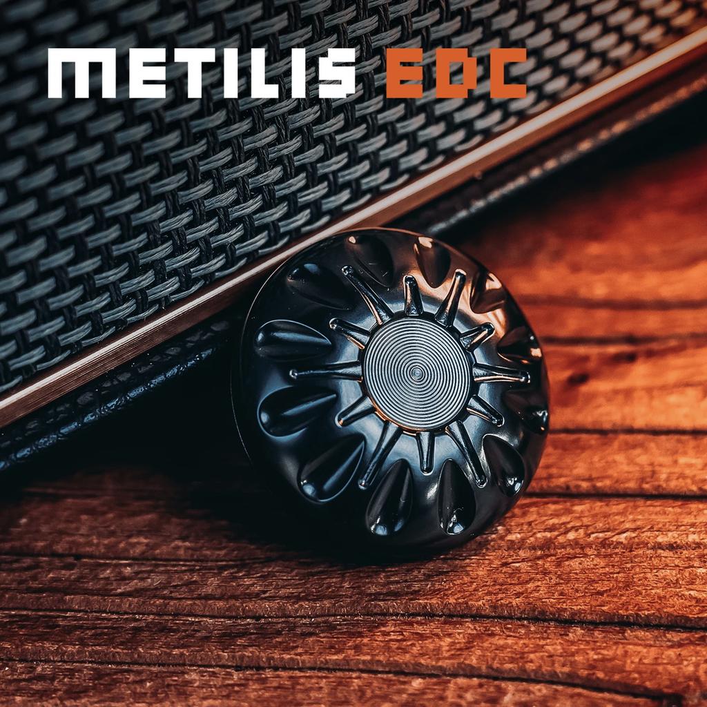 Metilis Hertz Mechanical Coin Fidget Slider Edc Toys Zirconium Alloy Anti Stress Sensory Adhd Focus Desk Toy