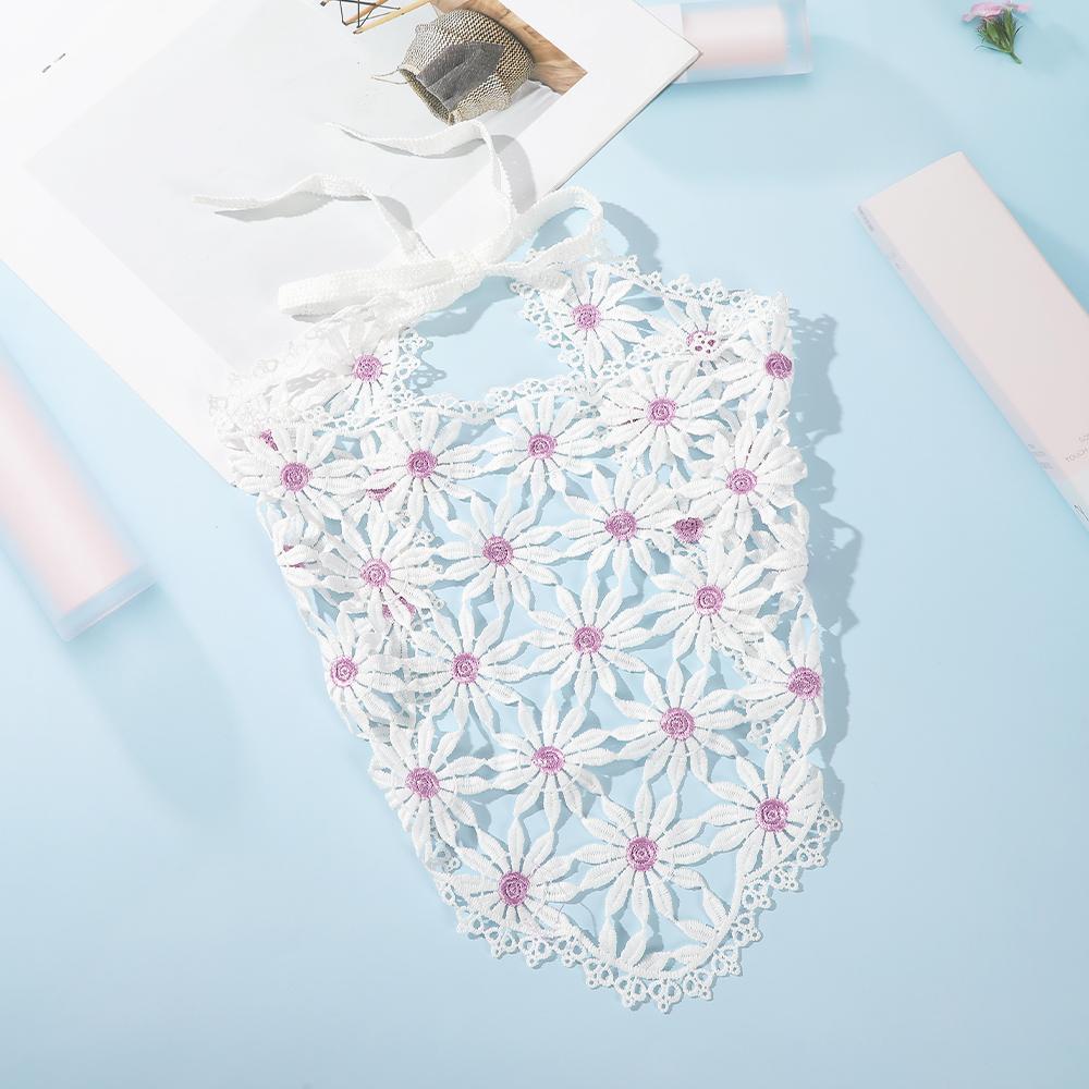 

Кружевная повязка на голову с треугольником «Дейзи» для женщин, пляжная бандана, косынка, модная французская повязка для волос, дорожные аксессуары для волос