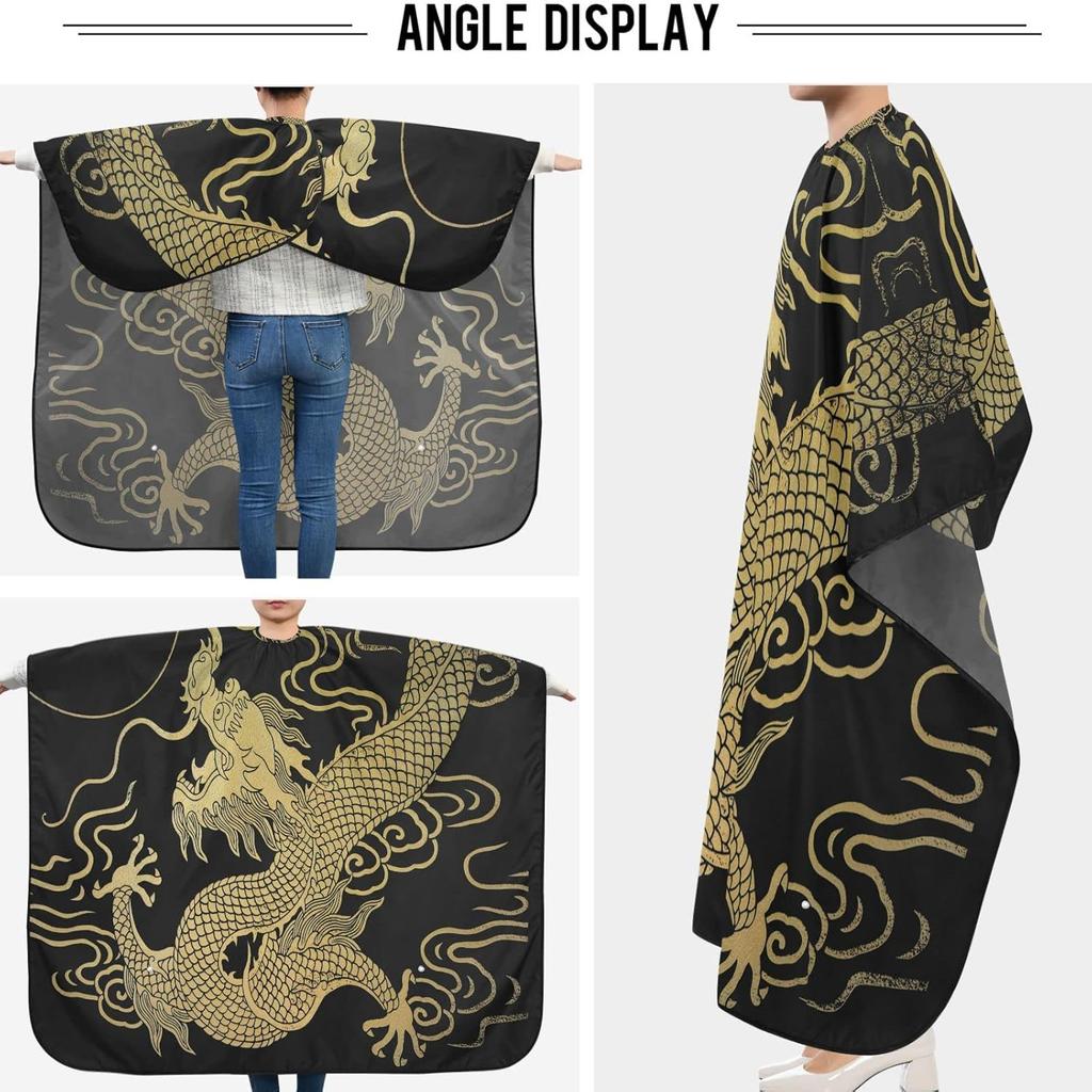 Stylish Barbershop Salon Barber Cape Haircut Cape Salon Apron Unisex Hair Cutting Cape Hairdressing Cape Apron for Men Women