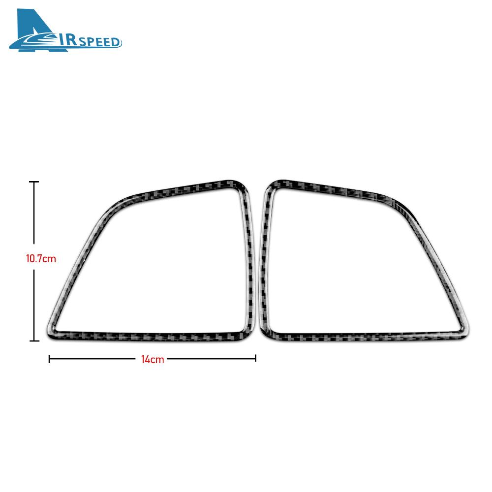 For Subaru Crosstrek 2018-2023 Impreza 2017 2018 2019 2020 2021 2022 2023 Soft Carbon Fiber Sticker Dashboard Side Air Outlet