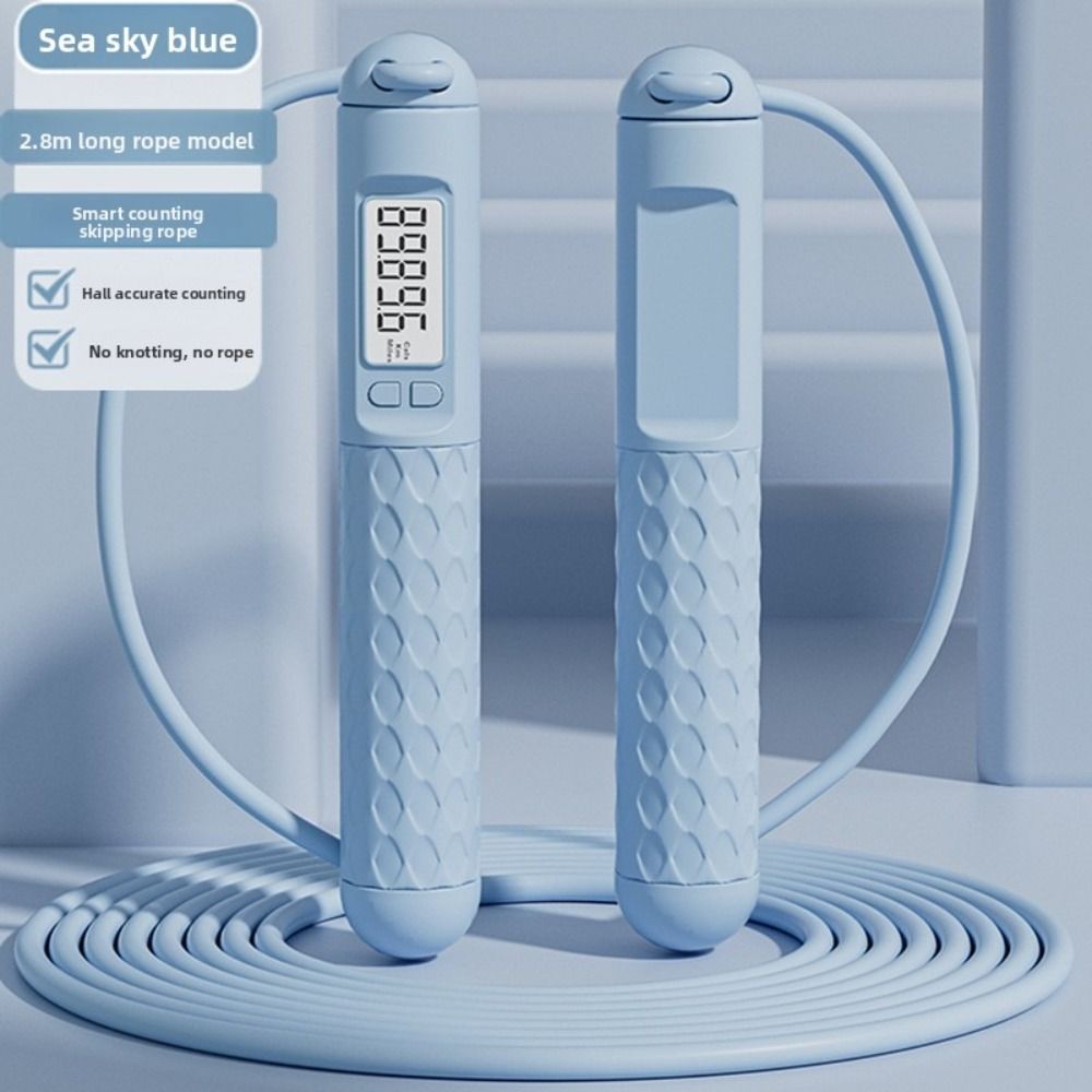 3M Length Counting Jump Rope Ball Anti-Skid Fitness Jump Rope Jump Rope with Counter  Student