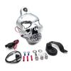 Motorcycle Skull Horn Cover for Harley Davidson Sportster Softail Big Twins V-Rods Stock Cowbell 1992-2020 Aftermarket Accessory