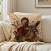 Movie Horror The TTexas Chain Saw MMassacre Cushion Cover Pillowcase Antidustmite Living Room Sofa Decor Cushion Room