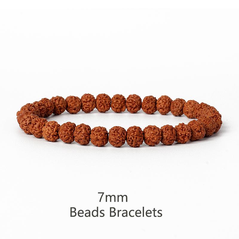 

Natural Wood Star Moon Bodhi Seeds Bead Bracelet Promotes Meditation Wisdom & Good Luck Fortune Enlightenment Harmony Jewelry