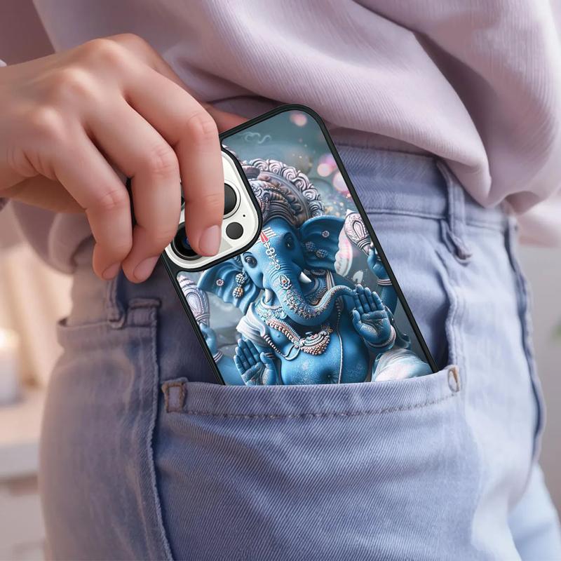 Ganesha Phone Case For iPhone 17 Air 15 16e 14 13 Pro Max Coque 12 11 Pro Max PLUS Cover