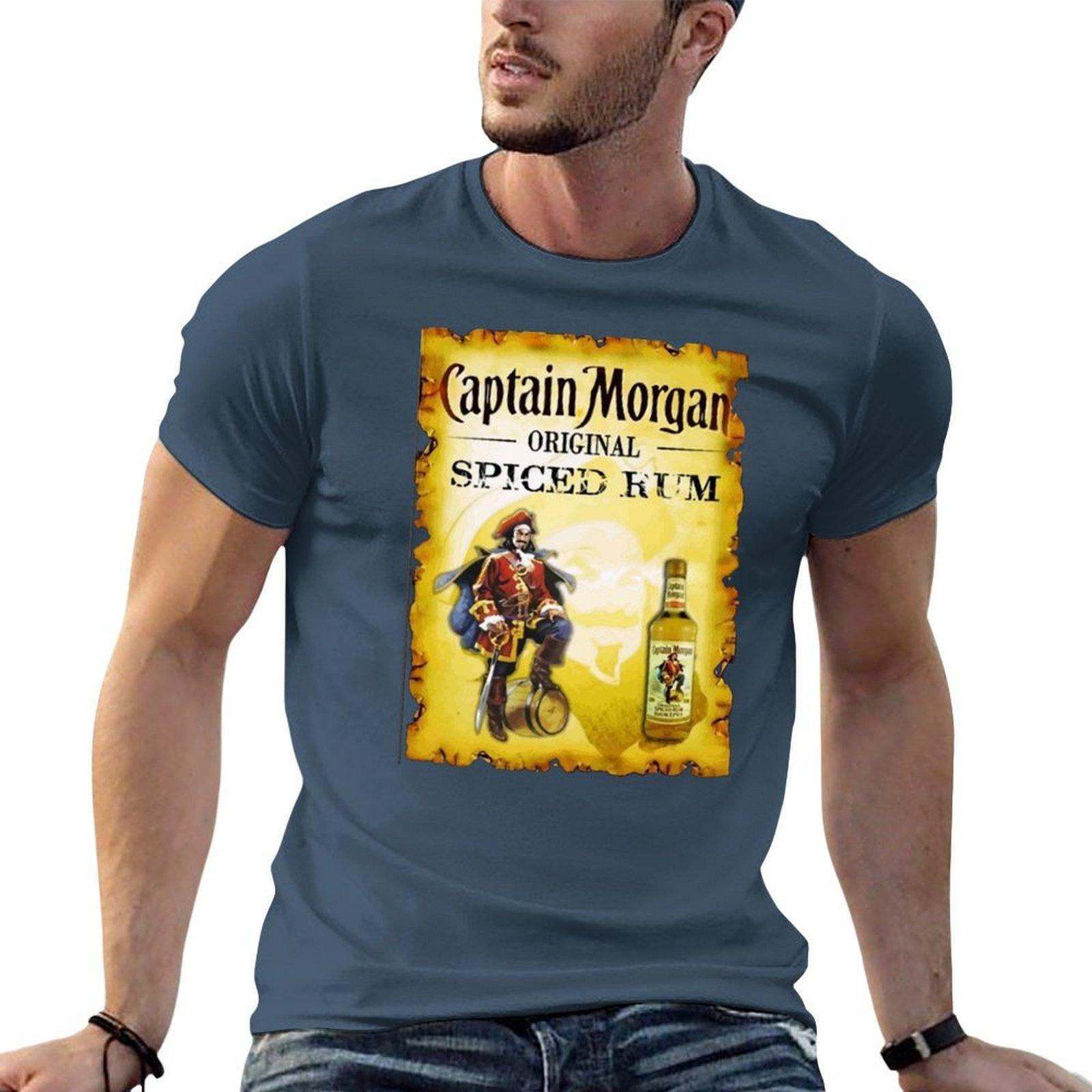Captain Morgan Tshirt T Shirt Custom Print Funny T Shirts Unisex Tshirt S