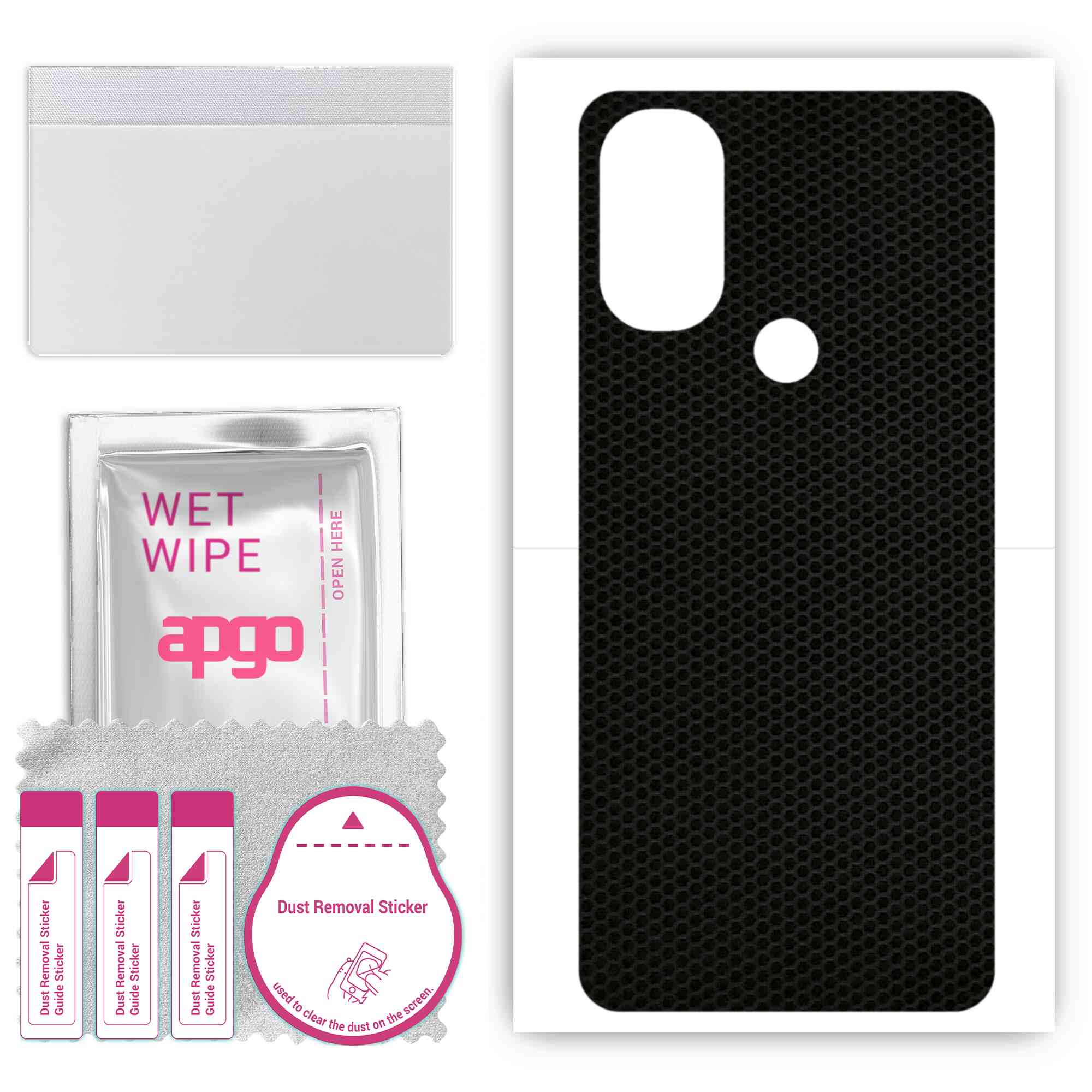 

apgo Protective Skin Sticker for the back compatible with Lenovo K14 Plus, Wrap Film, Foil, Vinyl - Pattern Matrix
