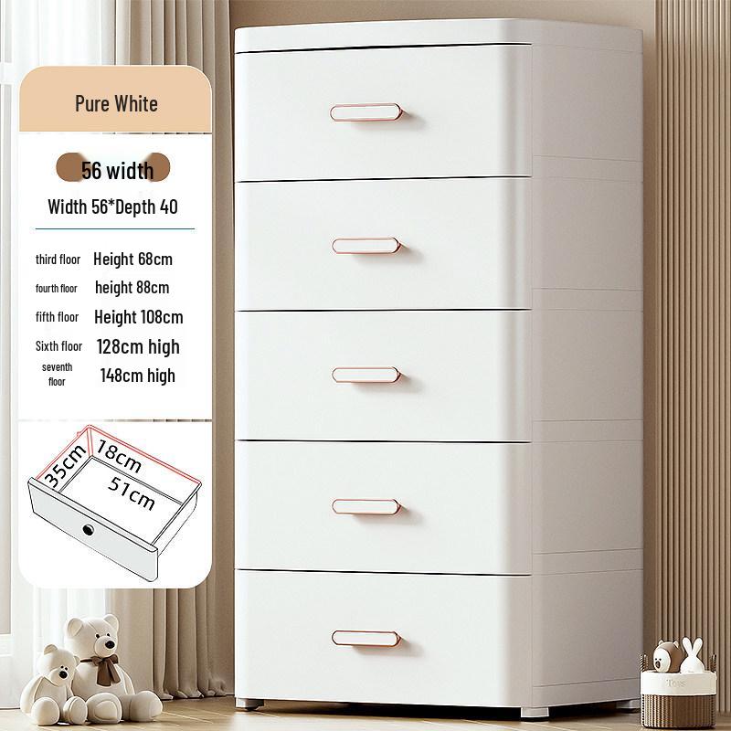 Thickened Drawer Storage Cabinet: Versatile Under-Desk, Living Room & Bedroom Organizer