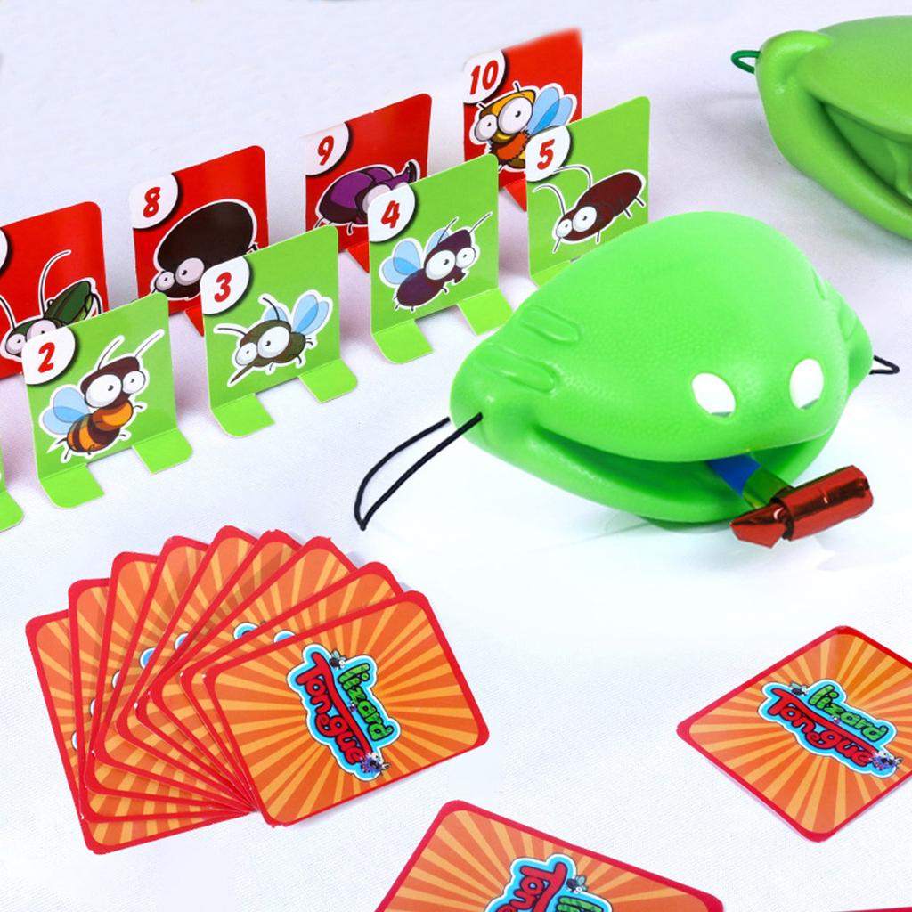 Frog Tongue Out Board Game Pet Toy Parent Child Interactive Desktop Card Game