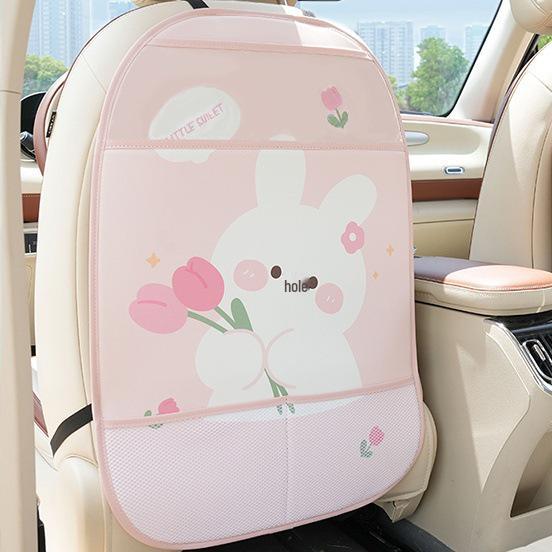 

Cartoon Car Seat Back Organizer & Anti-Kick Pad