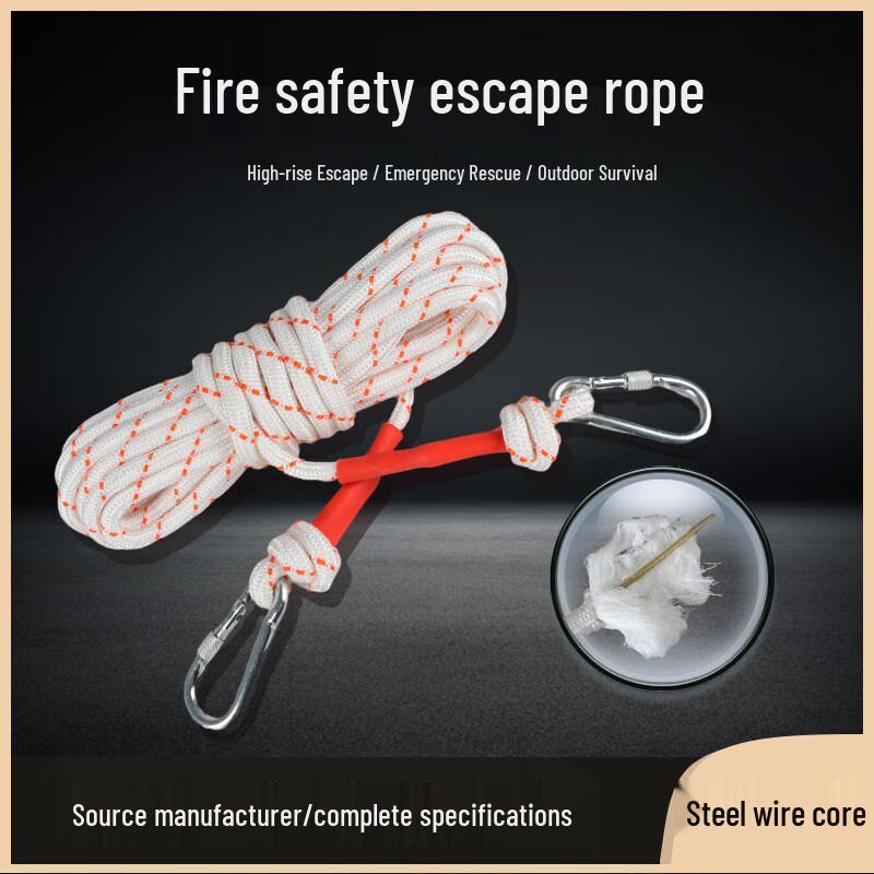 Emergency Rescue Steel Wire Core Safety Rope