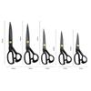 Experience the Best-Selling Heavy-Duty Tailor Scissors: Large, Thickened Black Carbon Steel Sewing Shears.
