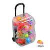 1 Set Cute Turtle Miniatures 24 Fruit And Vegetable Design Tiny Turtles in Mini Luggage Box Glow-in-The-Dark Resin Turtles for Kids Party Favors