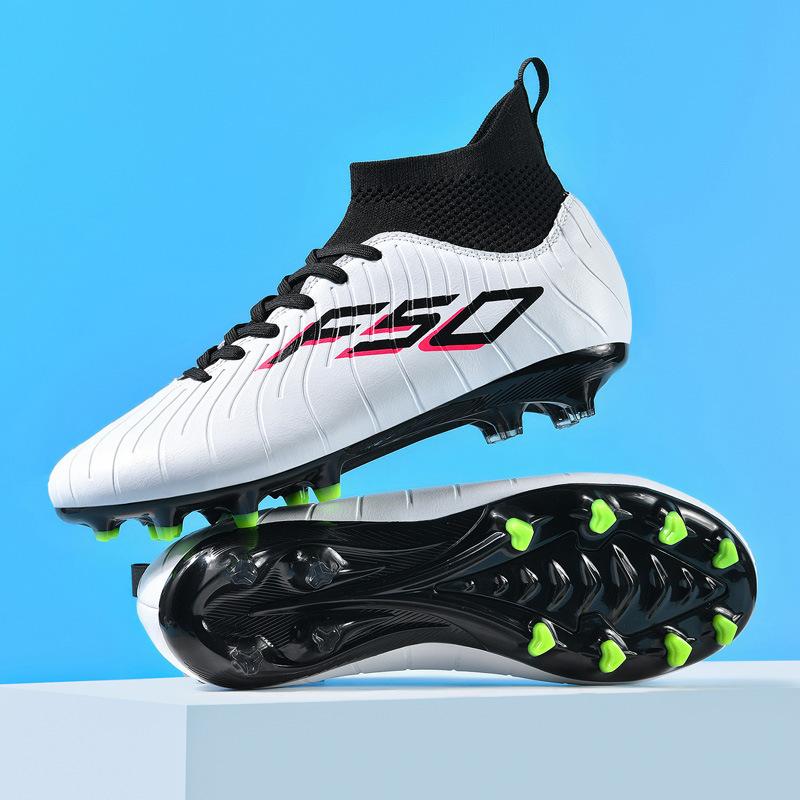 

2025 new high-top football shoes for teenagers and students, men s and women s long broken nail training sneakers 35