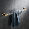58cm Złoty Wieszak na Ręczniki Łazienkowe Bez Wiercenia Półka na Ręczniki Montowana na Ścianie Wieszak na Ręczniki Drążek na Ręczniki Półka do Przechowywania Akcesoria Łazienkowe