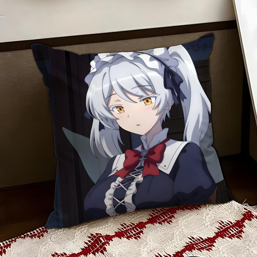 Anime IsekaiSuma Cushion Cover Reversible Soft Durable Pillow Cover Home Car MultiScene Use for Daily Comfort