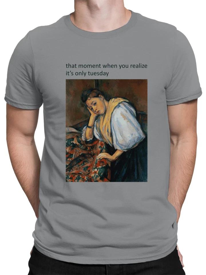 Tuesday Realization Modern Art Men s T-shirt S