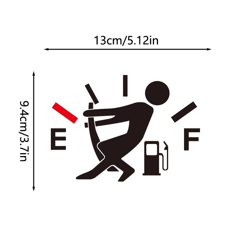 Car Sticker Hot Girl Car Pull Fuel Tank Stickers Cool Car Waterproof Sticker Pull Fuel Consumption Decal for Car Accessories