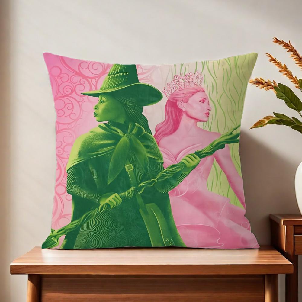 W-wicked-d show cute cushion cover For Pillow Printing Sofa Decoration Home Car Room Coffee Shop Office Nordic Simplicity