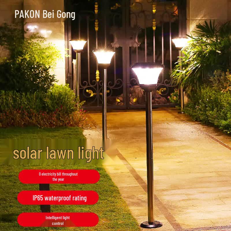 Beigong Solar Powered LED Lawn Lamp