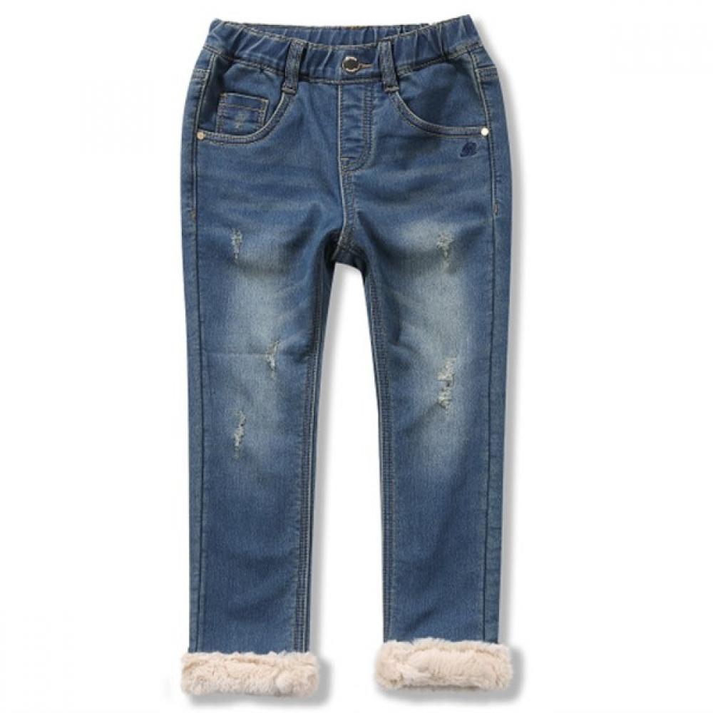 

[renoma Kids] Джинсовые брюки с меховой отделкой для девочек R1843q247 R1843Q247_36 (indigo blue)/110