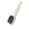 Multifunctional Liquid Dispensing Shoe and Clothes Brush - Gentle On Shoes, Press-Type Design for Easy Cleaning
