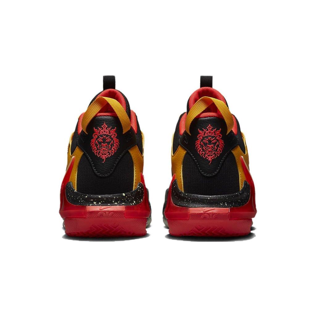 Nike LeBron Witness 7 GS 'Schwarz Helles Karmesinrot Gesprenkelt' DQ8650-001