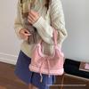 Korean-Style Plush Suede Shoulder Bag for Women - 2025 Fashion