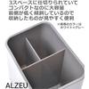 ALZEU Kitchen Tool Stand, Cutlery Stand, Drainer, Storage Stand, Chopstick Holder, Cookware Holder (Gray)