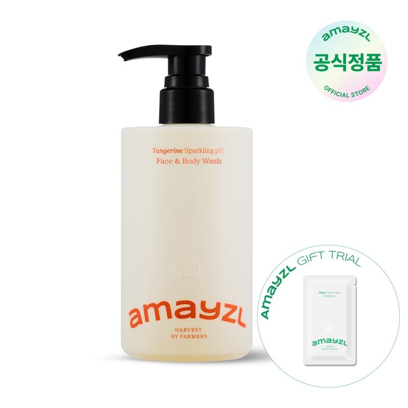 AMAYZL Tangerine Sparkling Carbonated Water pH Face & Body Wash Body wash 500ml