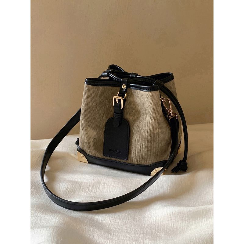 

South Style Chio2nd Oil Painting Western Style Bucket Bags