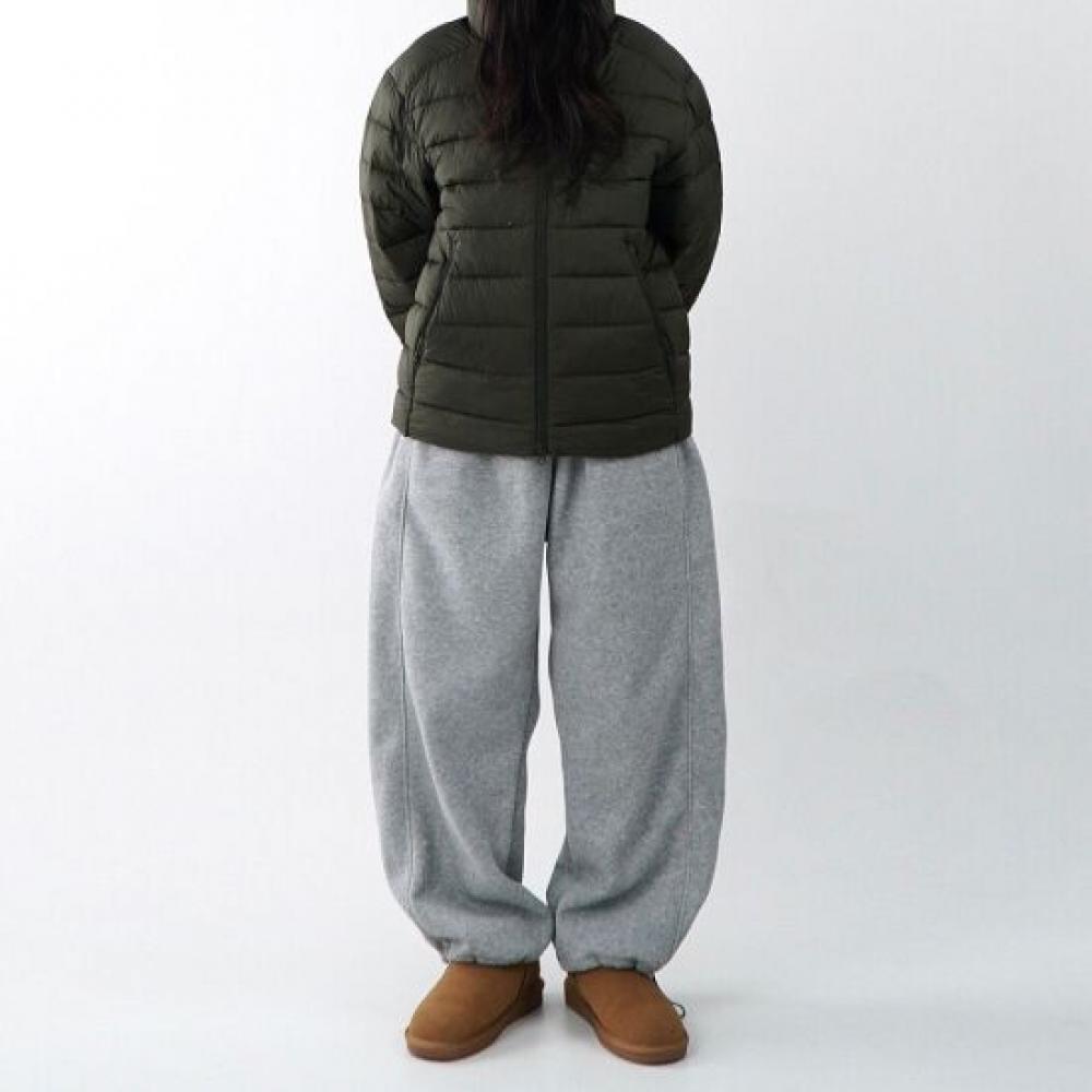 Onl Women Fleece Paneled Banded Wide Pants Training Pants