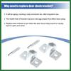 Motoforti 2 Set Door Check Bracket and Pin for Jeep Cherokee 1984-2001 55002361 2 Door Check Arm Assembly Repair Set on Driver Passenger Side Door