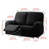 Elastic Waterproof Milk Silk Recliner Sofa Cover - Universal Fit