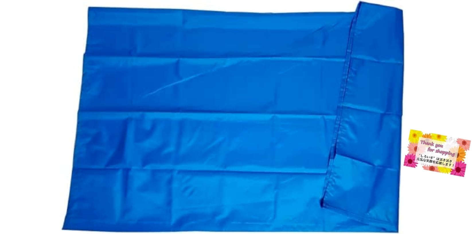 Made in Japan: Easy-to-use bed transfer sheet for caregiving, sliding, 75cm wide x 120cm long, blue