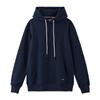 360G Heavy Hooded Long-sleeved Japanese Casual Pullover In Autumn, Navy Blue Dark Blue Men's Sweatshirt