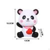 Money Bank Panda Sculpture Desktop Adorable Valentine's Day Ornament Saving Box Child